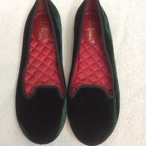 Cole Haan emerald green velvet flats Nike Air